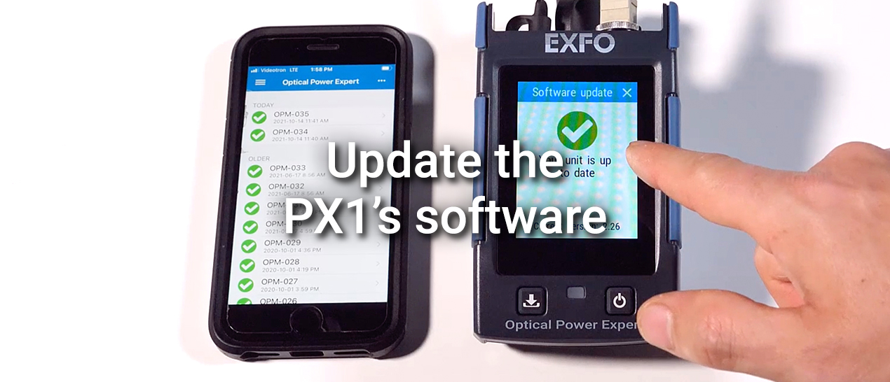 Update the PX1’s software