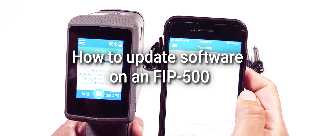 How to update software on an FIP-500