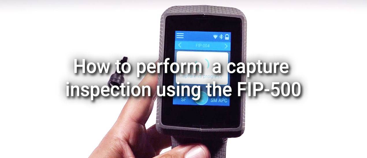 How to perform a capture inspection using the FIP-500