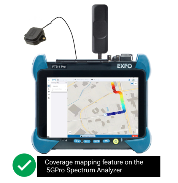 coverage mapping figure 2 feature embedded FTB-5G Pro