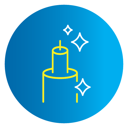 Fiber inspection and cleaning icon