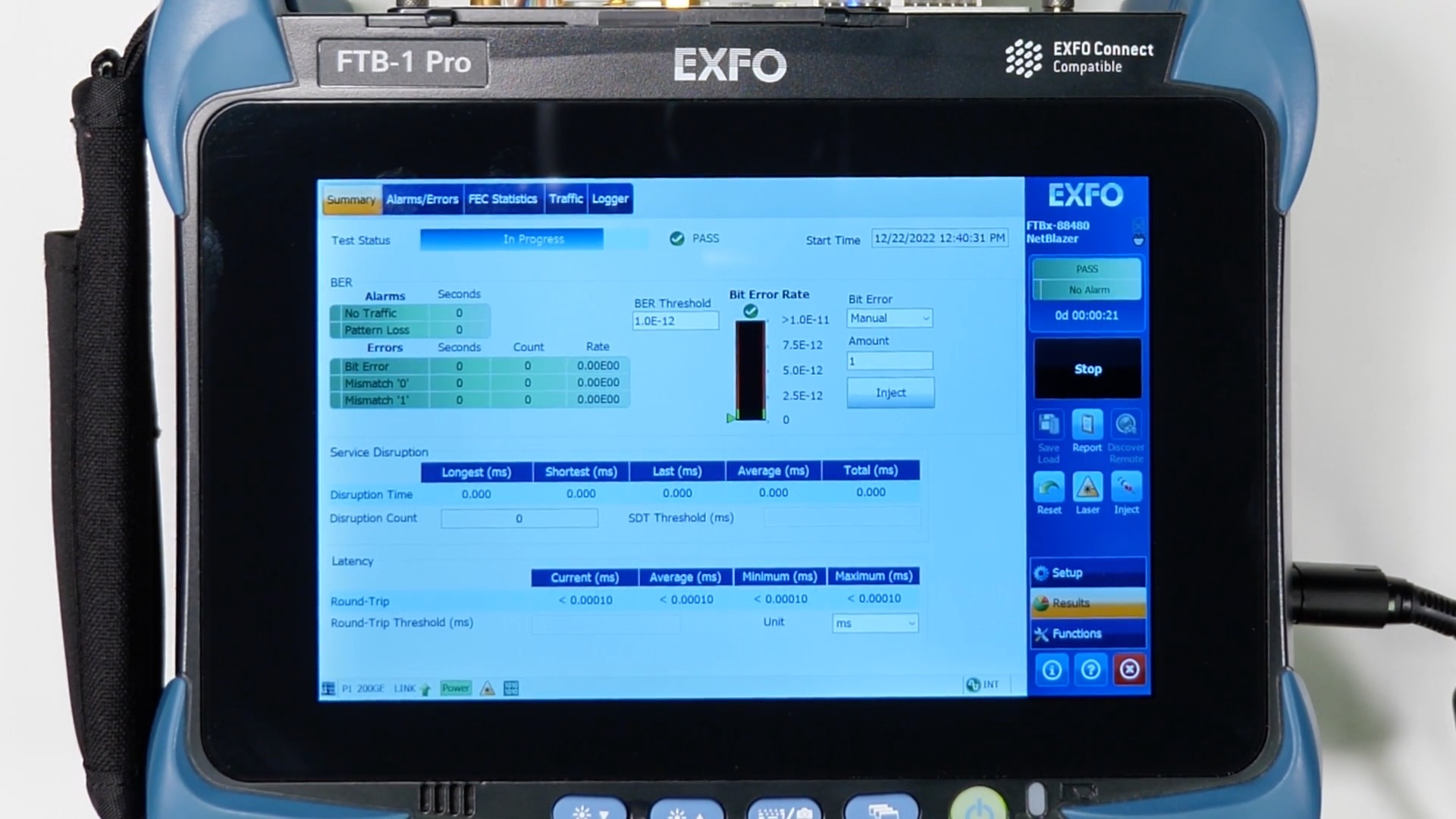 Test your network using the EXFO FTBx-88480