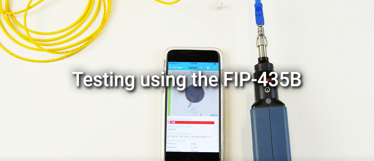 Testing using the FIP-435B