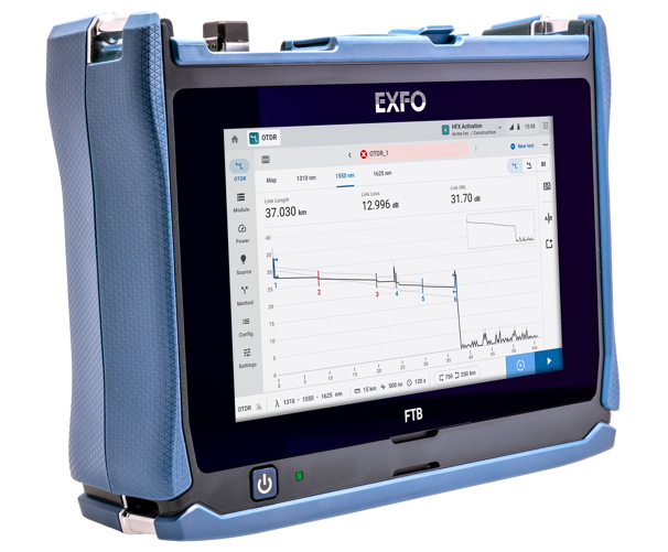 FTB Lite 735D - OTDR connecté métro/PON FTTx/MDU