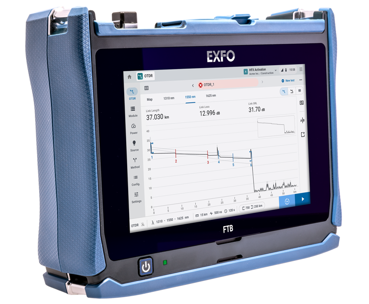 FTB Lite 735D - OTDR connecté métro/PON FTTx/MDU