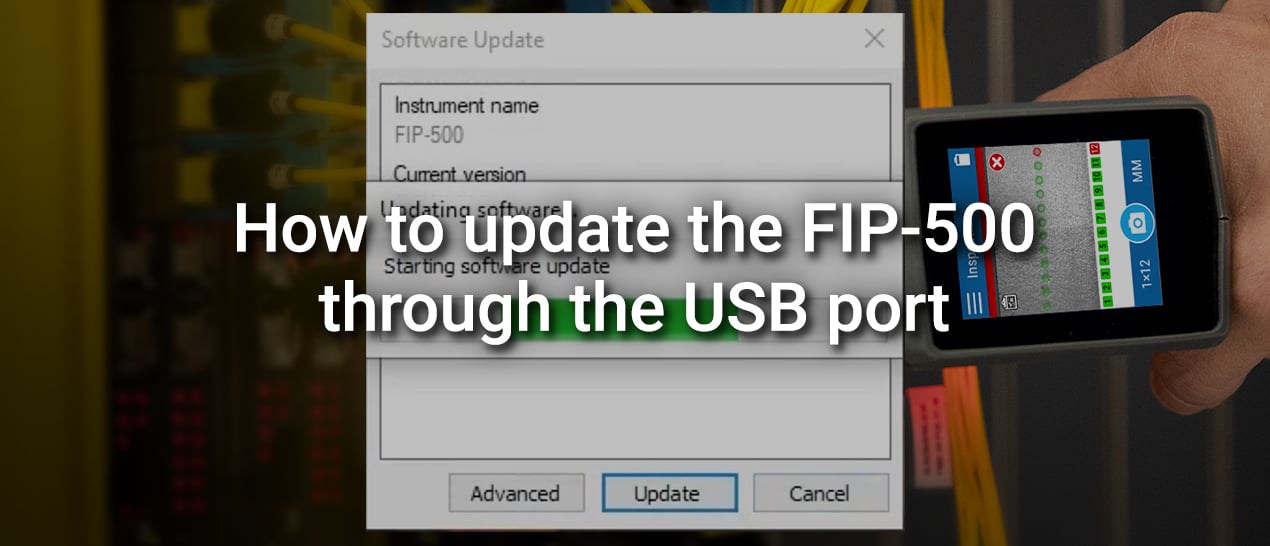How to update FIP-500 through USB port